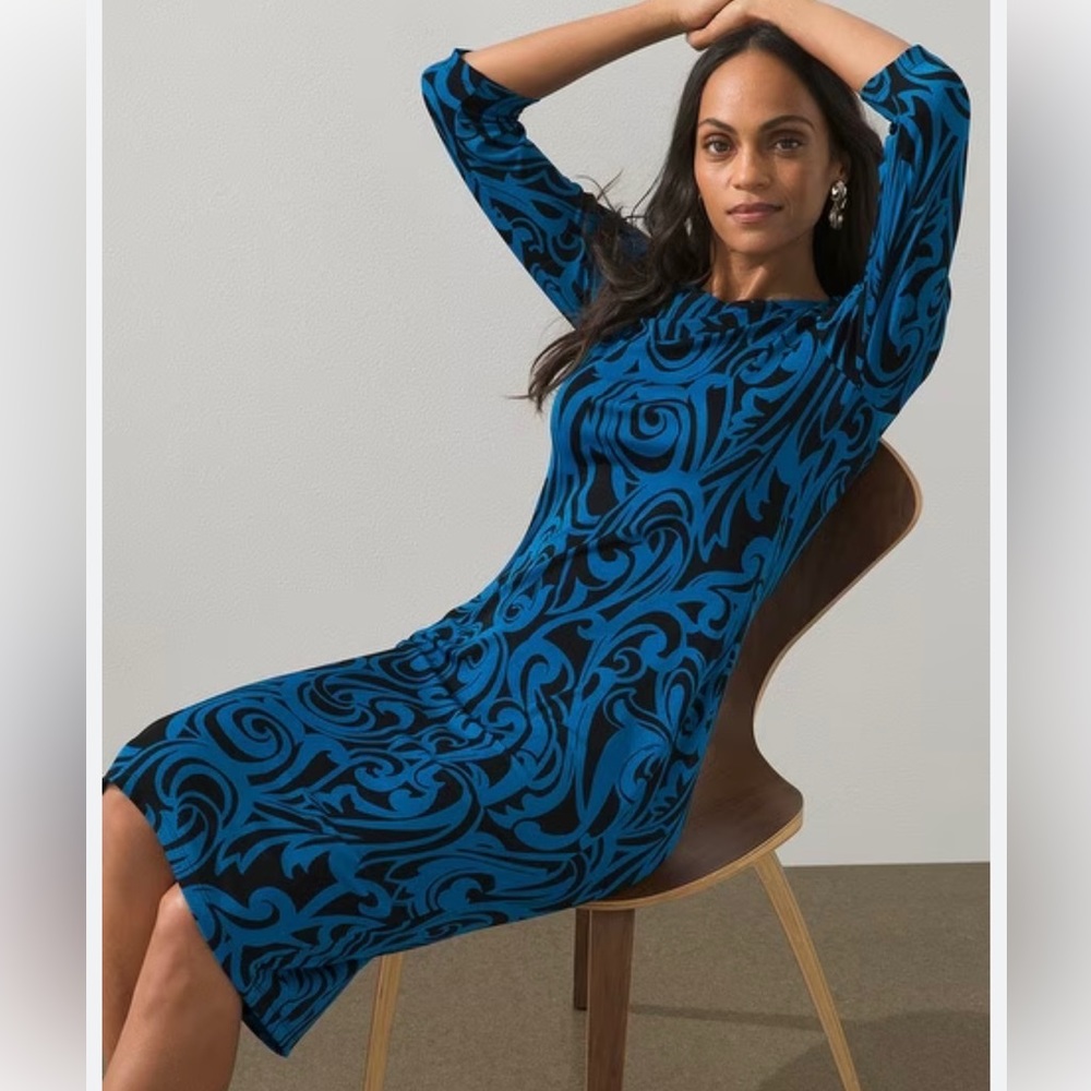NWOT Chico”s Traveler’s Collection Dress Size 3